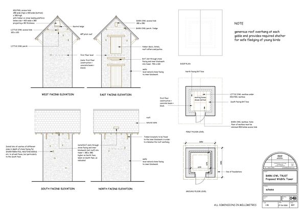 Wildlife Tower Plans (BOT) Page 1