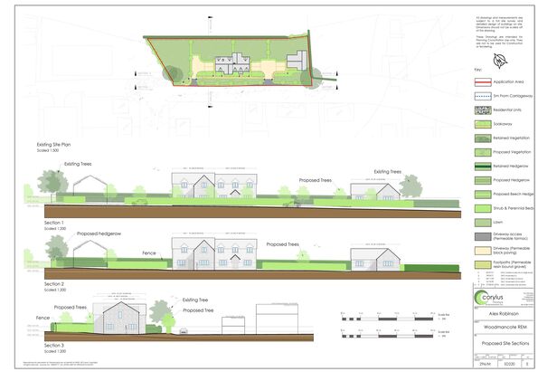 296 - SD220E - Proposed Site Sections