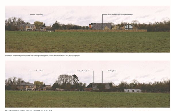 EXTRACT C1-CP-1789-5A FARM BUILDINGS PHOTOMONTAGE